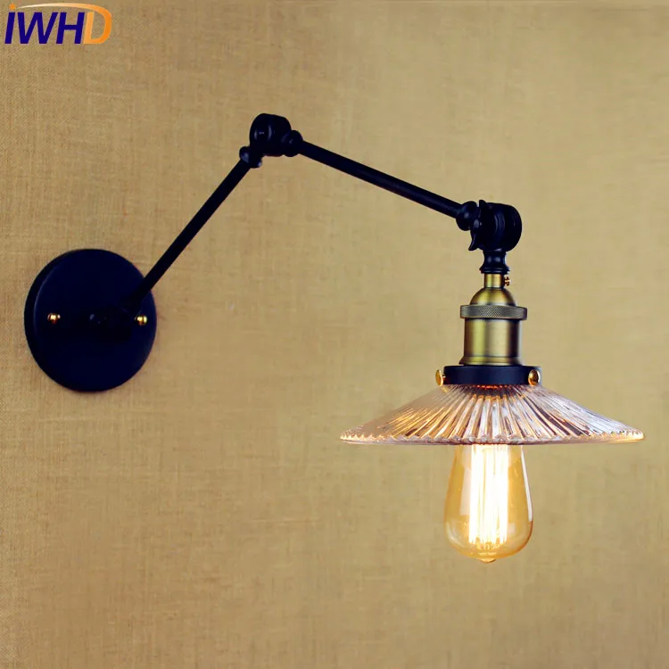 Glass Loft Retro Vintage Wall Light Fixtures Wandlampen Stair Lights Swing Long Arm Wall Lamp Sconce Appliques Pared Murale
Glass Loft Retro Vintage Wall Light Fixtures Wandlampen Stair Lights Swing Long Arm Wall Lamp Sconce Appliques Pared Murale