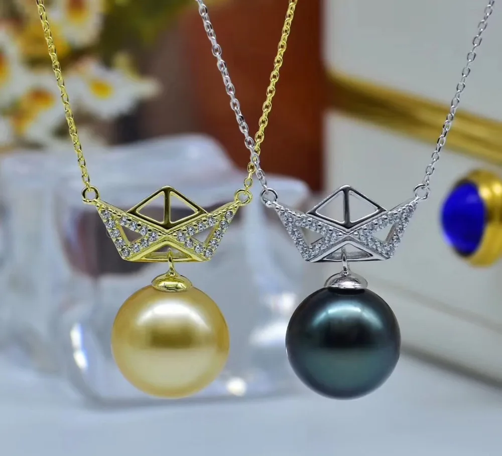 S925 Silver Pearl Party Crown Necklace Chain with Pendant Mountings Necklace Findings Jewelry Parts Fittings Accessories
S925 Silver Pearl Party Crown Necklace Chain with Pendant Mountings Necklace Findings Jewelry Parts Fittings Accessories