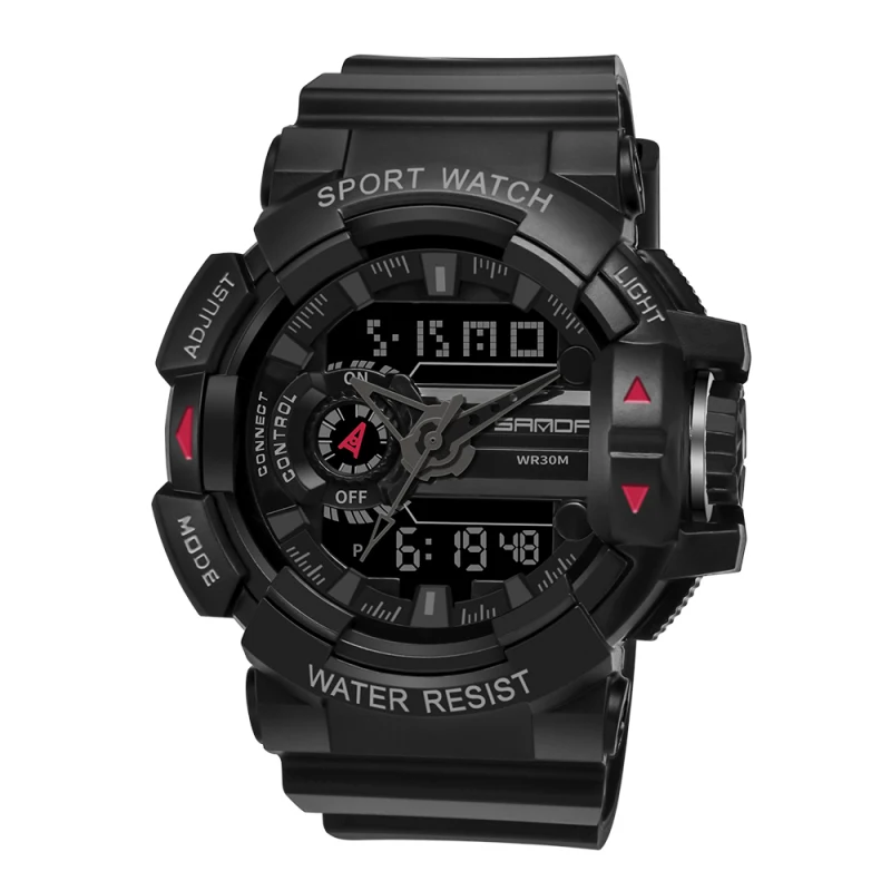 Sanda 599 Brand Outdoor Army Men Watches Military Plastic Waterpoof Sports 12/24hour Dual Time Digital Quartz Watch reloj hombre
Sanda 599 Brand Outdoor Army Men Watches Military Plastic Waterpoof Sports 12/24hour Dual Time Digital Quartz Watch reloj hombre