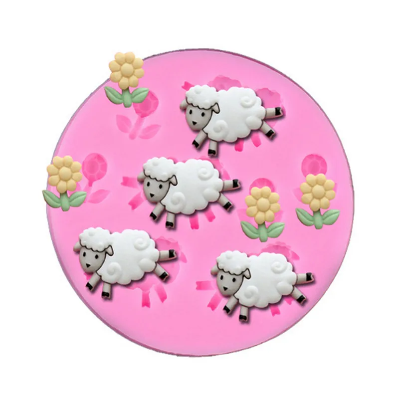 Silicone Mold 3D Little Sheep Shape Chocolate Pudding Fondant Mold Kitchen Pastry Tool Birthday Party Cake Decorating Tools
Silicone Mold 3D Little Sheep Shape Chocolate Pudding Fondant Mold Kitchen Pastry Tool Birthday Party Cake Decorating Tools
