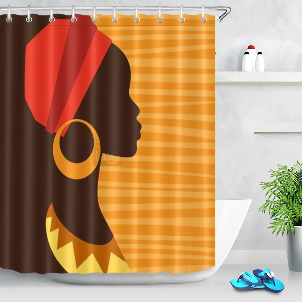 LB Eco-Friendly Waterproof Afro Girl African American Shower Curtains Woman Bathroom Curtain Polyester Fabric for Bathtub Decor
LB Eco-Friendly Waterproof Afro Girl African American Shower Curtains Woman Bathroom Curtain Polyester Fabric for Bathtub Decor