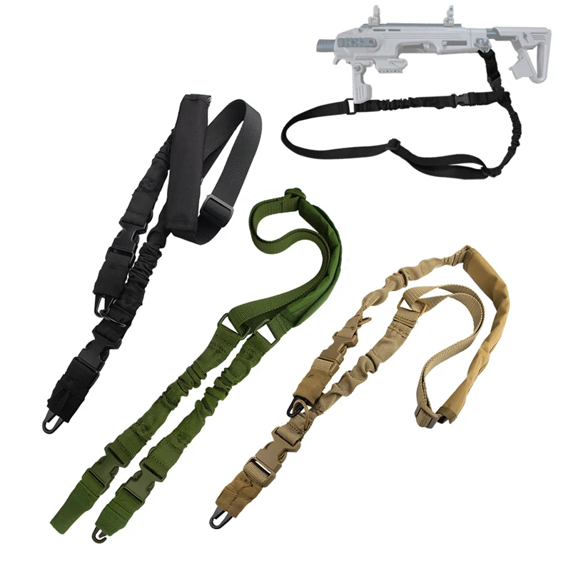 Two Points Gun Sling Adjustable Strap Bungee with QD Buckles&Shoulder Protecter for Tactical Hunting Airsoft CS Wargame 30-0006
Two Points Gun Sling Adjustable Strap Bungee with QD Buckles&Shoulder Protecter for Tactical Hunting Airsoft CS Wargame 30-0006