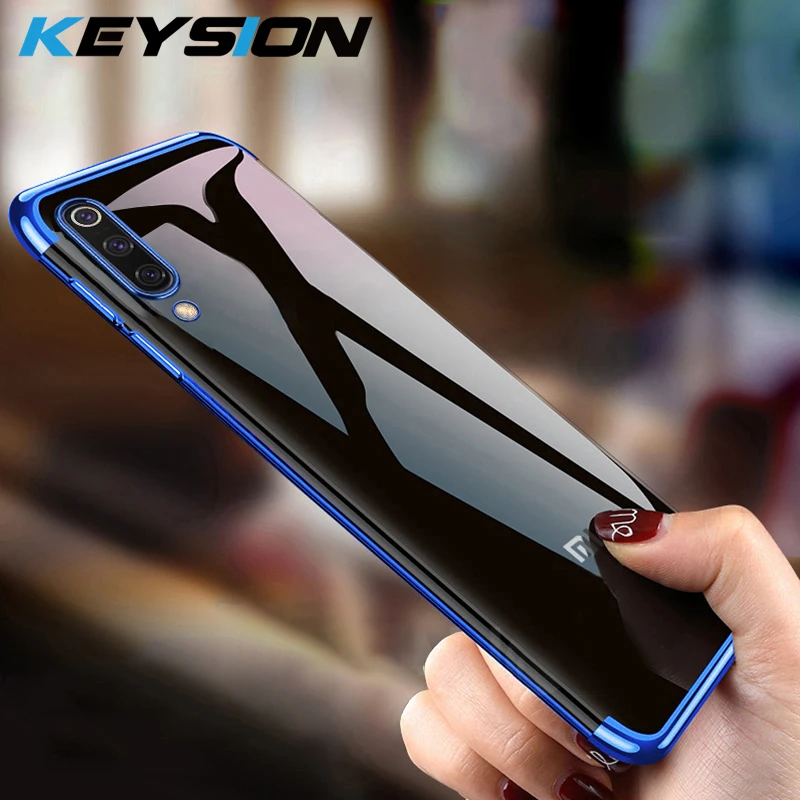 Чехол KEYSION для Xiaomi Mi 9 8 мягкий чехол с лазерным покрытием Redmi Note 7 Pro 6 5 A2Lite F1