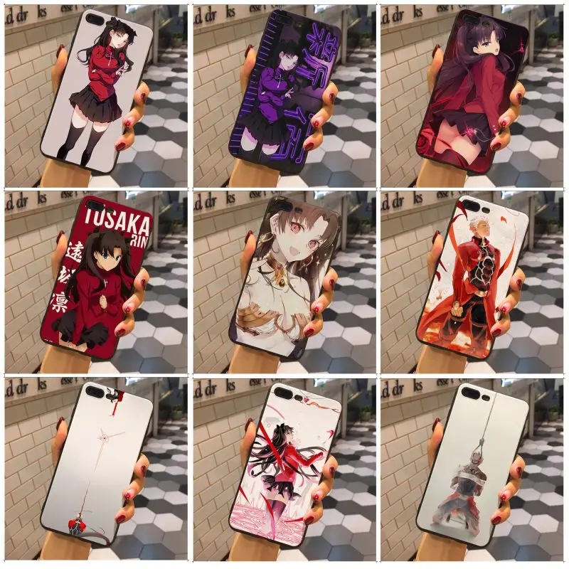 Роскошный чехол для телефона Fate Stay Night Rin Tohsaka & Archer iphone X XSMax XR XS 7 8plus 5 5s 6s 6splus 12 mini 12PRO