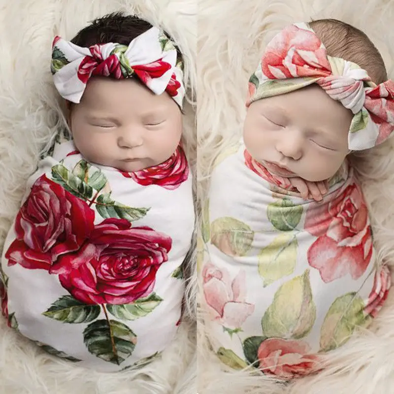 Newborn Baby Swaddle Wrap Blanket Headband Set Wild At Floral Organic Blush Infant Receiving Blanket Girl Watercolor turban
Newborn Baby Swaddle Wrap Blanket Headband Set Wild At Floral Organic Blush Infant Receiving Blanket Girl Watercolor turban