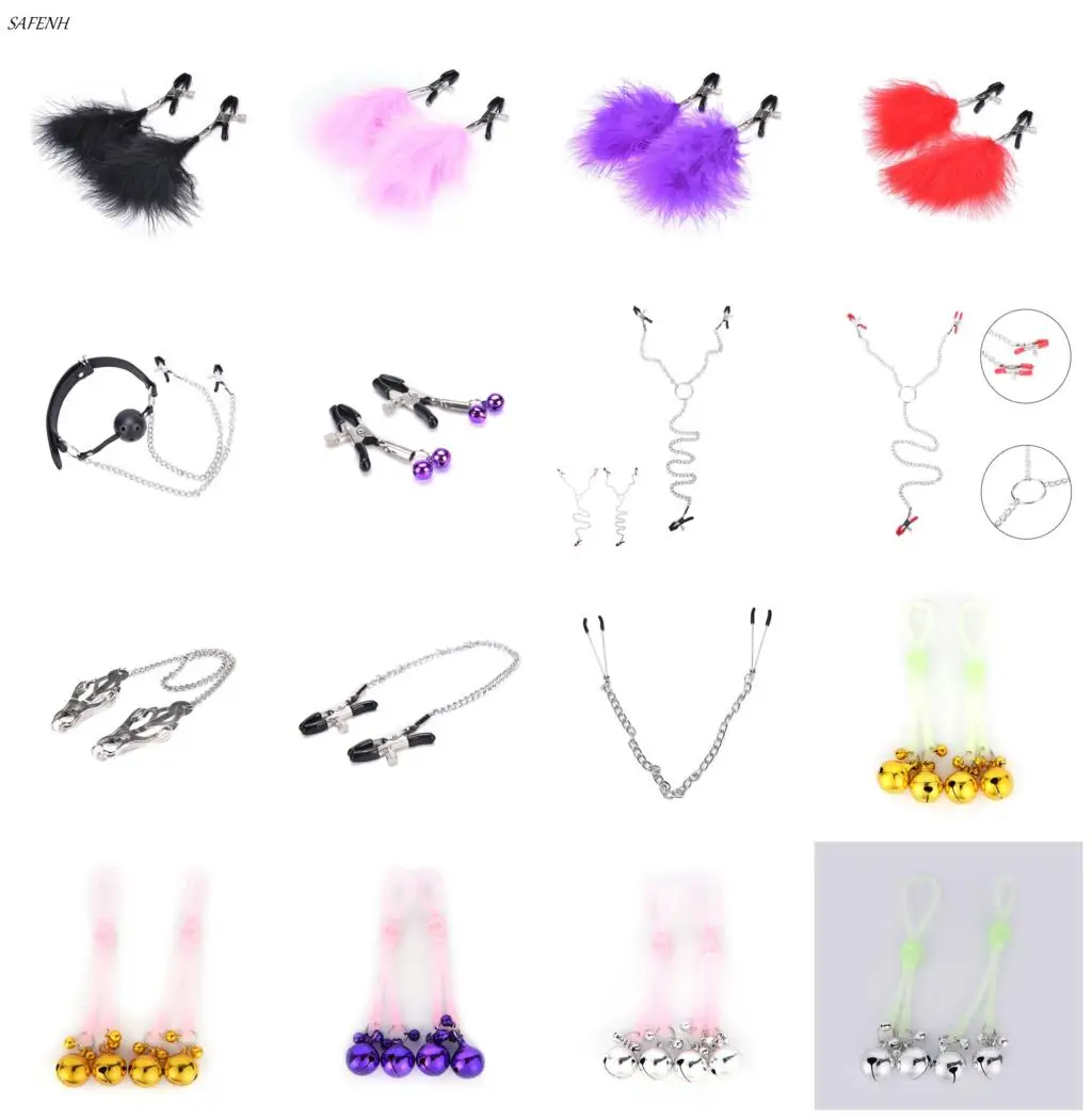 Metal Chain Nipple Clamps Chains Exotic Accessories Adult Breast Clips Milk Folder Clip For Couples Flirting
Metal Chain Nipple Clamps Chains Exotic Accessories Adult Breast Clips Milk Folder Clip For Couples Flirting