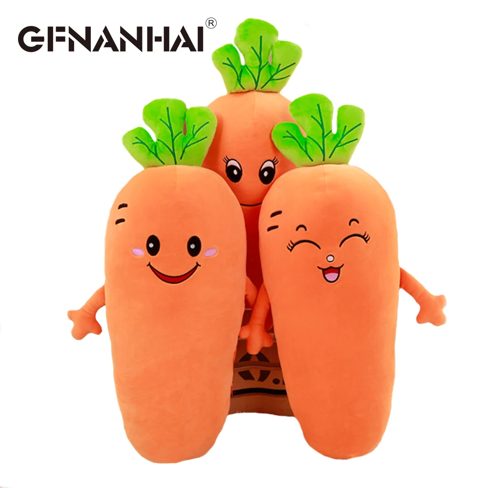 1pc 65cm cartoon carrot plush toy stuffed soft down cotton cute vegetable plush nap pillow for children birthday gift
1pc 65cm cartoon carrot plush toy stuffed soft down cotton cute vegetable plush nap pillow for children birthday gift