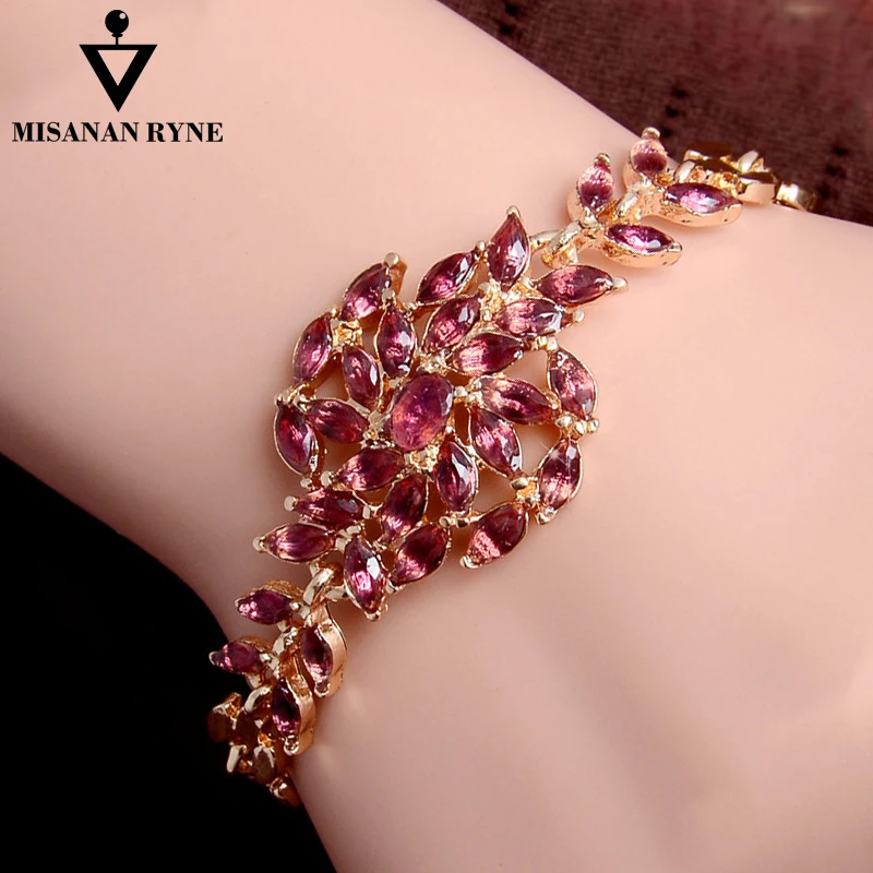 MISANANRYNE Gold Color Chain Shiny Austrian Crystal Beautiful Womens Bracelet Jewelry Wholesale
MISANANRYNE Gold Color Chain Shiny Austrian Crystal Beautiful Womens Bracelet Jewelry Wholesale