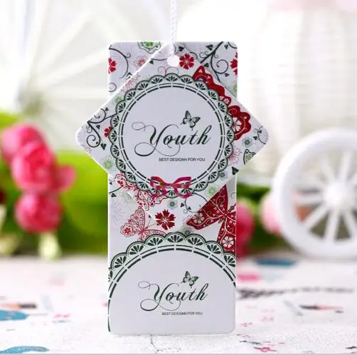 Custom die cut hang tags/Clothing printed swing tag/Trademark manufacture/Labels for clothes personized Custom label Printing
Custom die cut hang tags/Clothing printed swing tag/Trademark manufacture/Labels for clothes personized Custom label Printing