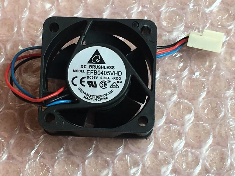 Delta EFB0405VHD 4020 40x40x20mm 4cm DC 5V 0.50A 3 Lines Server Inverter Blower Axial Cooling Fan
Delta EFB0405VHD 4020 40x40x20mm 4cm DC 5V 0.50A 3 Lines Server Inverter Blower Axial Cooling Fan