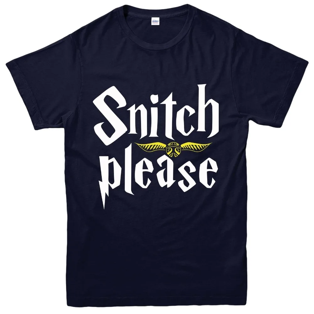 Snitch Please T-Shirt Fantasy Movie Inspired 2019 New 100 % Cotton T Shirt for Men Design Tops Harajuku Funny Tee Shirts
Snitch Please T-Shirt Fantasy Movie Inspired 2019 New 100 % Cotton T Shirt for Men Design Tops Harajuku Funny Tee Shirts