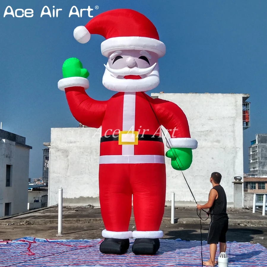 Outdoor 5m H Inflatable Christmas Decoration LED Lighting Giant Santa Claus for Christmas Decoration
Outdoor 5m H Inflatable Christmas Decoration LED Lighting Giant Santa Claus for Christmas Decoration