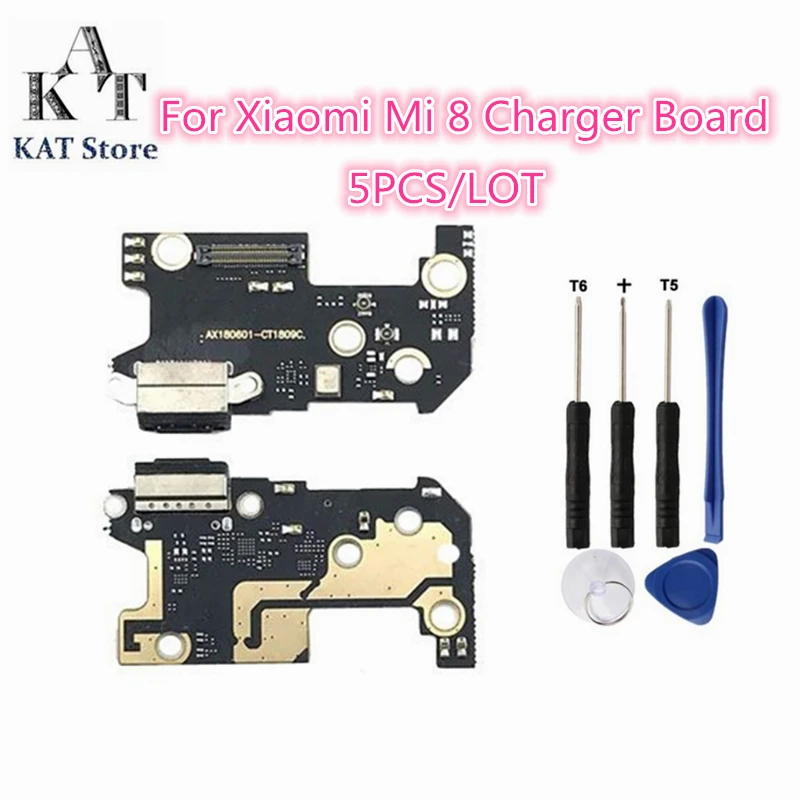 KAT 5pcs/lot USB Charger Connector Flex Cable For Xiaomi Mi8 Mi 8 USB Charging Dock PCB Board Best After-sales service
KAT 5pcs/lot USB Charger Connector Flex Cable For Xiaomi Mi8 Mi 8 USB Charging Dock PCB Board Best After-sales service