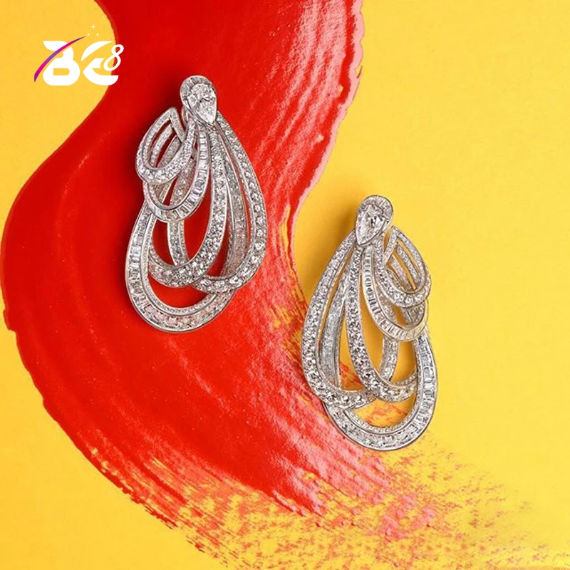 Be 8 Big Brand Luxury micro pave setting AAA cubic zirconia leaves shaped Stud earrings dress patry accessaries E591
Be 8 Big Brand Luxury micro pave setting AAA cubic zirconia leaves shaped Stud earrings dress patry accessaries E591