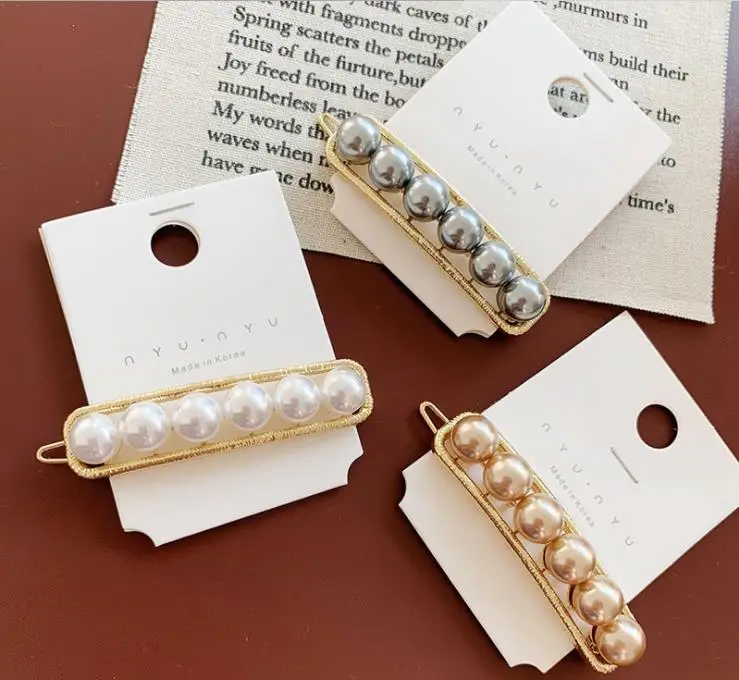 Fashion simple retro vintage Crystal Pearl Elegant Women Barrettes Hair Clip Hairgrips Hair Accessorie Headwear
Fashion simple retro vintage Crystal Pearl Elegant Women Barrettes Hair Clip Hairgrips Hair Accessorie Headwear
