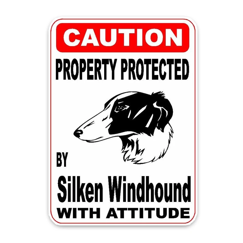 YJZT 10*14.2CM Property Protected By Silken Windhound Dog Creative Fashion PVC Material Car Sticker C1-4752
YJZT 10*14.2CM Property Protected By Silken Windhound Dog Creative Fashion PVC Material Car Sticker C1-4752