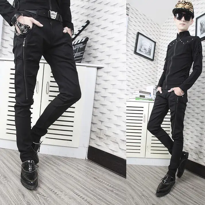 2020 autumn personality trousers men casual pants harem pant mens feet trousers fashion pantalon homme street novelty zipper
2020 autumn personality trousers men casual pants harem pant mens feet trousers fashion pantalon homme street novelty zipper