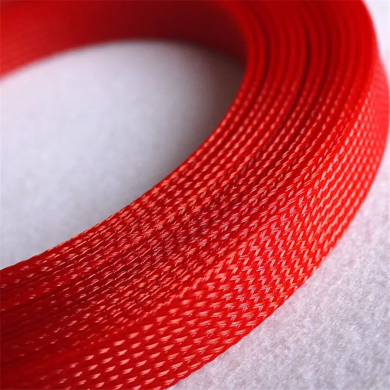 Red - High quality 16mm Braided PET Expandable Sleeving High Density Sheathing Plaited Cable Sleeves 1M
Red - High quality 16mm Braided PET Expandable Sleeving High Density Sheathing Plaited Cable Sleeves 1M