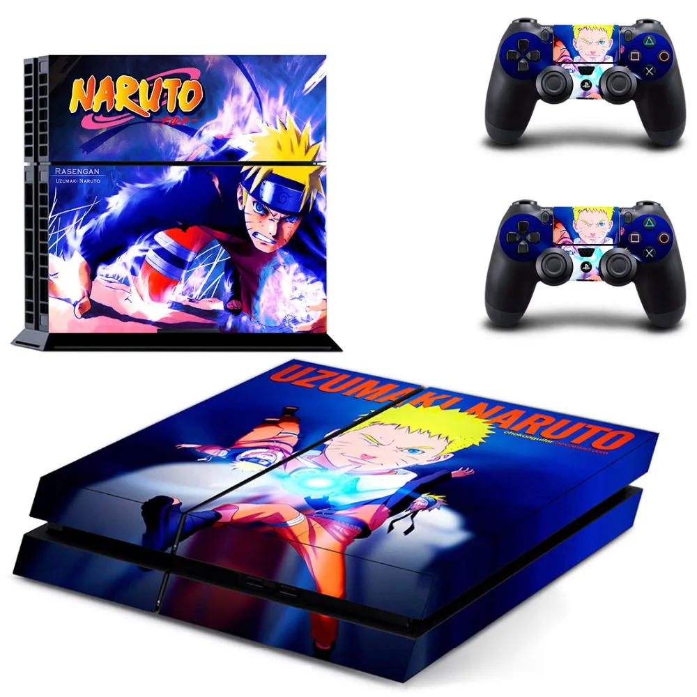 Наруто PS4 наклейка на всю кожу лицевые панели для Sony playstation 4 консоль и контроллер |