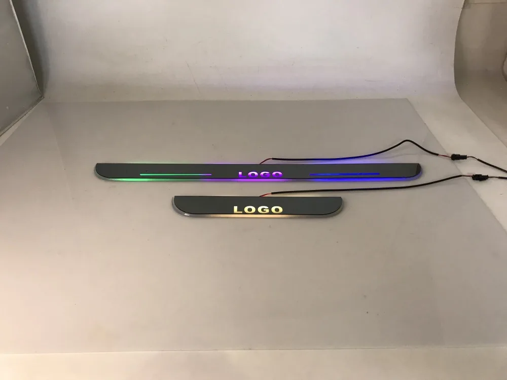 WOOBEST acrylic led moving door scuff dynamic welcome light sill with colors changing flat plate strips for Dodge Journey Magnum
WOOBEST acrylic led moving door scuff dynamic welcome light sill with colors changing flat plate strips for Dodge Journey Magnum