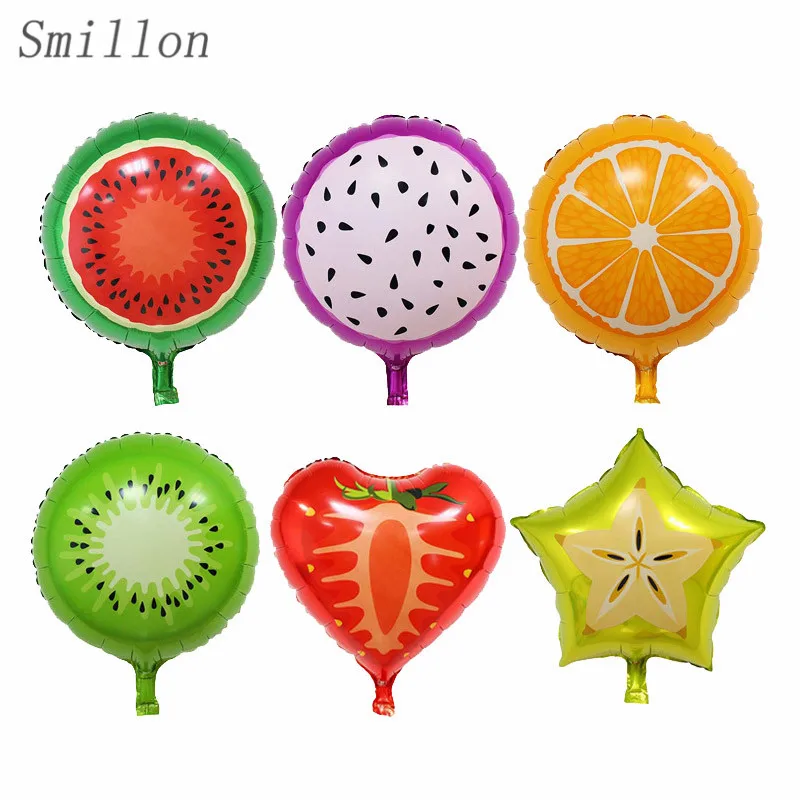 6 pcs 18-inch fruit aluminum-film balloons birthday party decorations kidsballon helium gas helium helium balloon supplies
6 pcs 18-inch fruit aluminum-film balloons birthday party decorations kidsballon helium gas helium helium balloon supplies