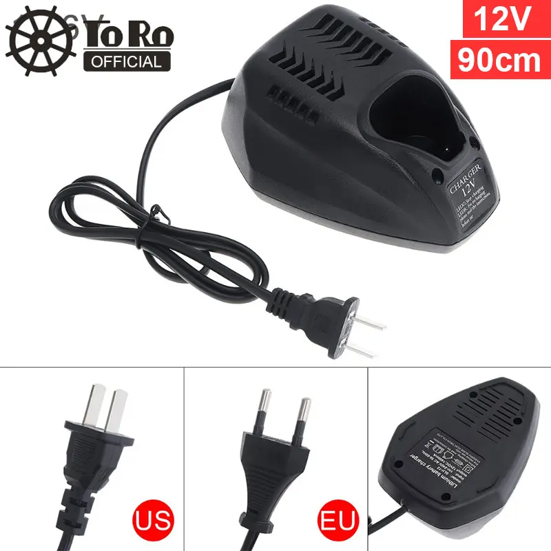 TORO 90cm 12V Mouse-type Large Charger Power Adapter Support 100-240V Power Source for Lithium Electric Drill and Screwdriver
TORO 90cm 12V Mouse-type Large Charger Power Adapter Support 100-240V Power Source for Lithium Electric Drill and Screwdriver