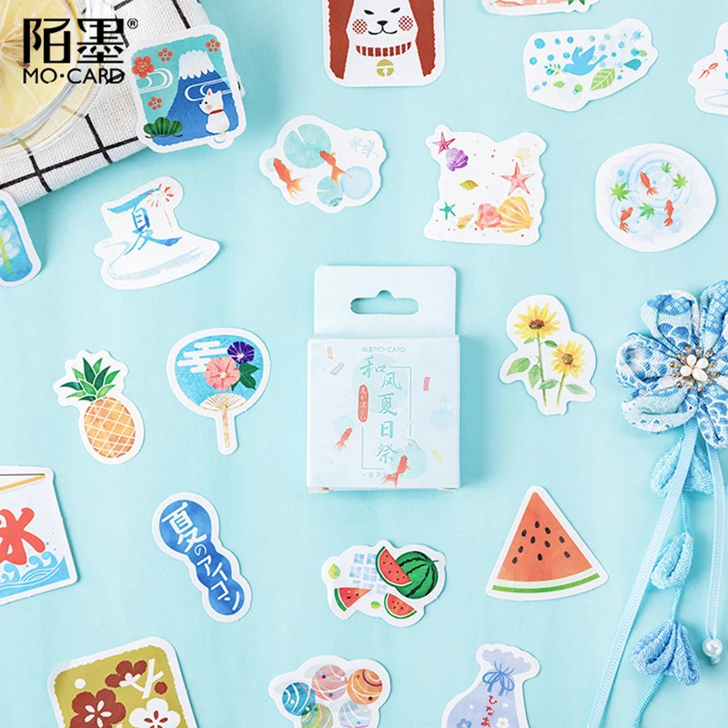XINAHER 46 pcs/box Japanese Style Summer series paper sticker package DIY diary decoration sticker album scrapbooking
XINAHER 46 pcs/box Japanese Style Summer series paper sticker package DIY diary decoration sticker album scrapbooking