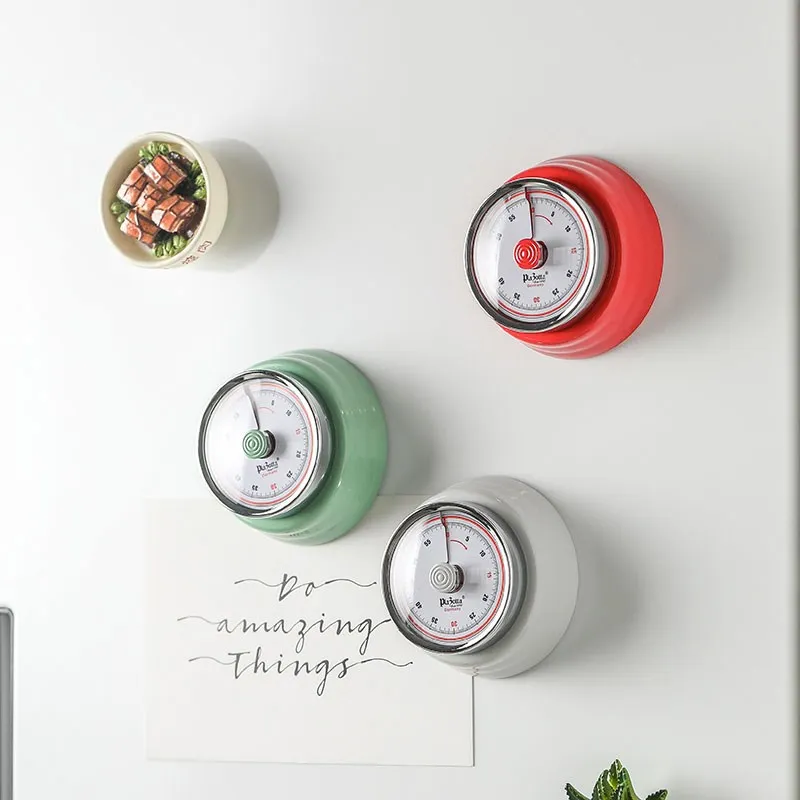 Mechnical Kitchen Timer Stainless Steel Magnetic Cooking Alarm Manual Counter Clock Backing Yoga Sport Reminder Kitchen Tools
Mechnical Kitchen Timer Stainless Steel Magnetic Cooking Alarm Manual Counter Clock Backing Yoga Sport Reminder Kitchen Tools