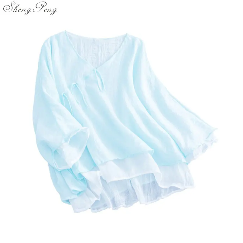 2019 new ancient chinese costume hanfu tops clothing folk dance performance chinese traditional tops V1459
2019 new ancient chinese costume hanfu tops clothing folk dance performance chinese traditional tops V1459