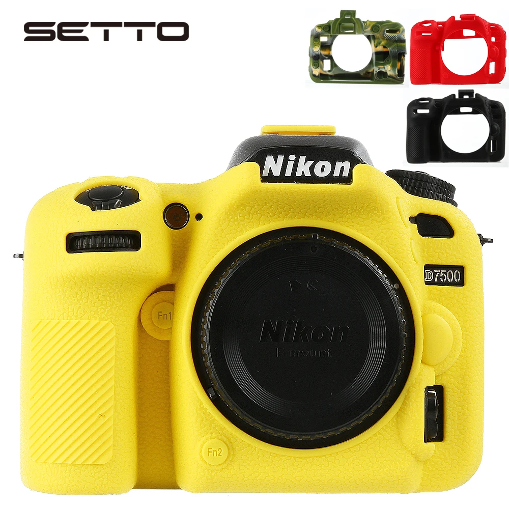 SETTO Soft Silicone Rubber D7500 Camera Protective Body Case Skin For Nikon D7500 DSLR Camera Bag Protector Cover
SETTO Soft Silicone Rubber D7500 Camera Protective Body Case Skin For Nikon D7500 DSLR Camera Bag Protector Cover
