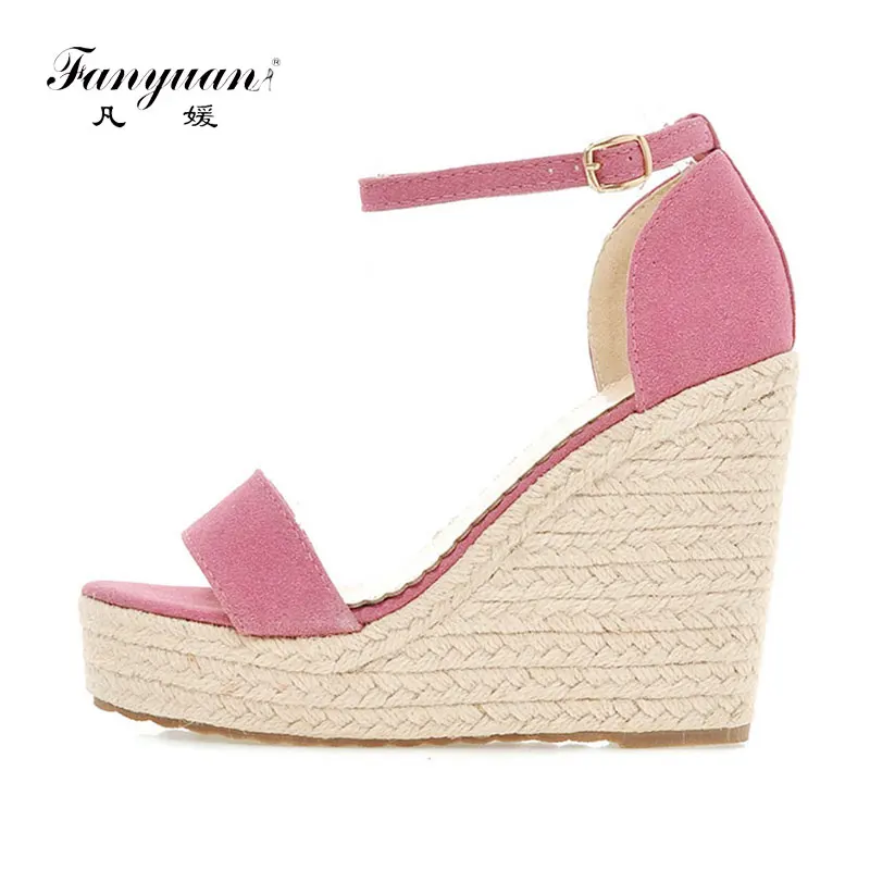 fanyuan Womens Wedge Sandals Elegant Ankle Strap High Heel Platform Shoes Sandals Women Mature Ladies Sandals zapatos mujer
fanyuan Womens Wedge Sandals Elegant Ankle Strap High Heel Platform Shoes Sandals Women Mature Ladies Sandals zapatos mujer