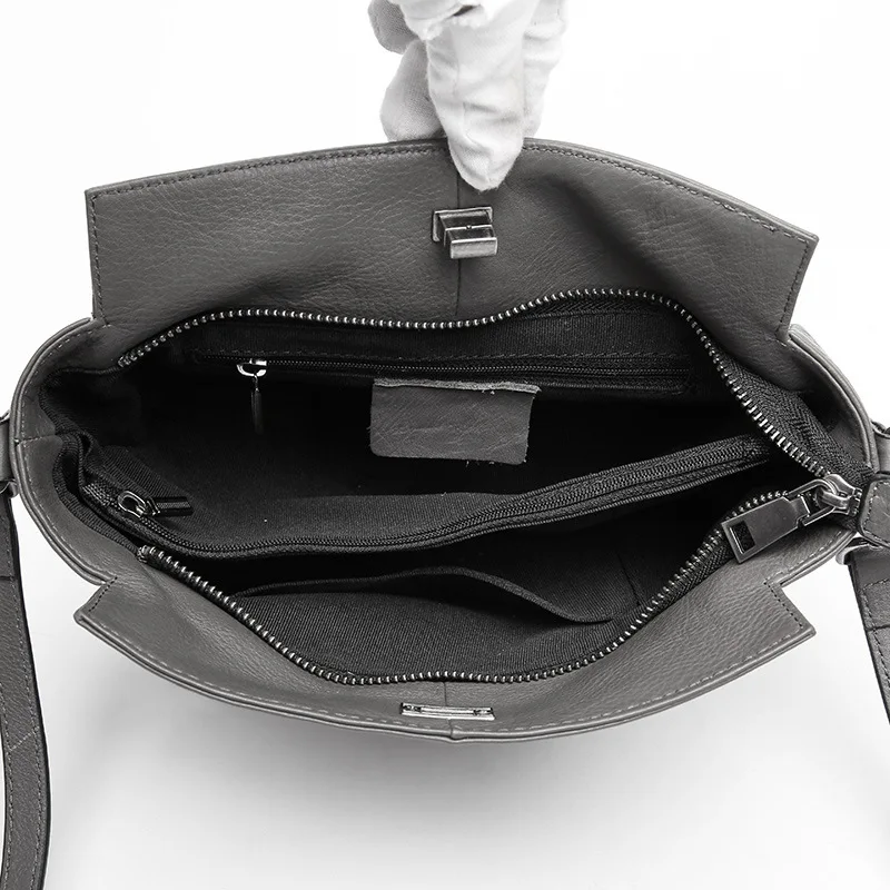 ICEV New European Fashion Genuine Leather Handbags Women Leather Handbags Bat Bags Handbags Women Famous Brands Bolsa Feminina
ICEV New European Fashion Genuine Leather Handbags Women Leather Handbags Bat Bags Handbags Women Famous Brands Bolsa Feminina
