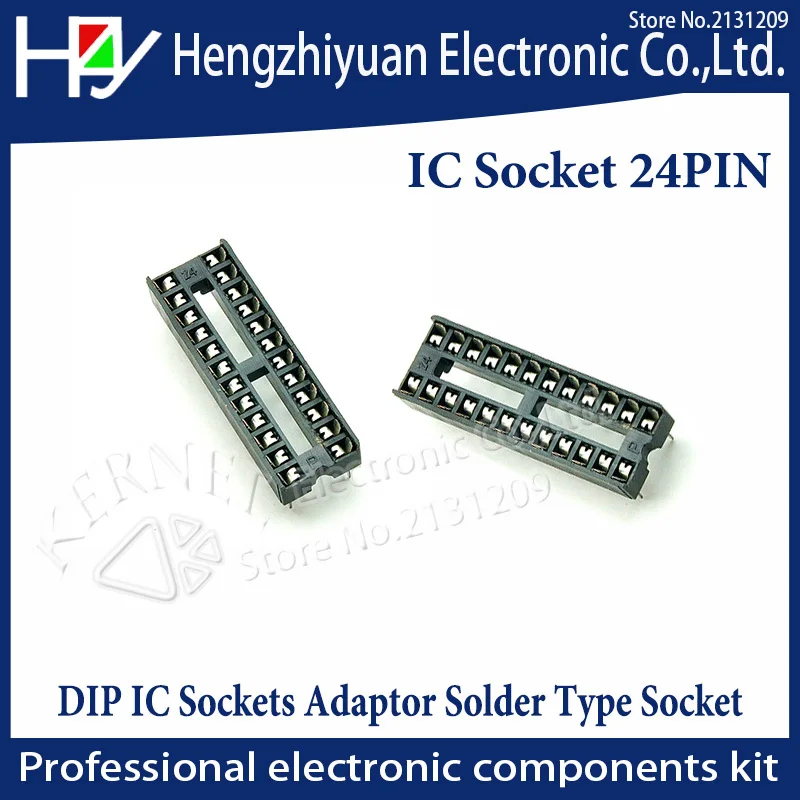Hzy 24pin IC Sockets 10PCS 2.54mm Through Hole Stamped pin Open Frame IC Dip Socket,Pitch Through Hole Dip Socket Connectors
Hzy 24pin IC Sockets 10PCS 2.54mm Through Hole Stamped pin Open Frame IC Dip Socket,Pitch Through Hole Dip Socket Connectors