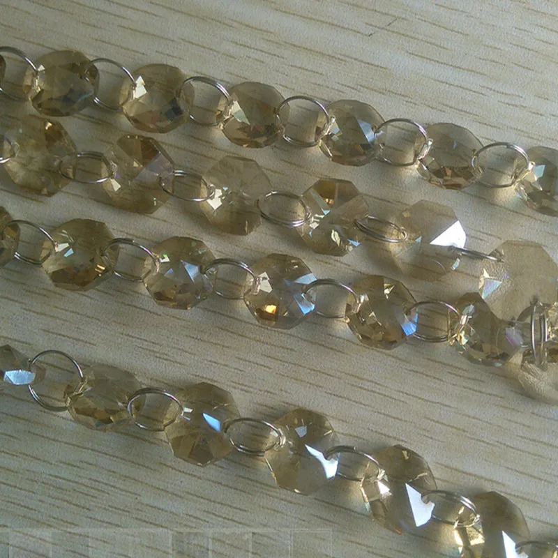 Cognac Color 50m/Lot 14mm Crystal Octagon Bead Chains Glass Garland Strand Wedding Christmas Various Party Decoration
Cognac Color 50m/Lot 14mm Crystal Octagon Bead Chains Glass Garland Strand Wedding Christmas Various Party Decoration