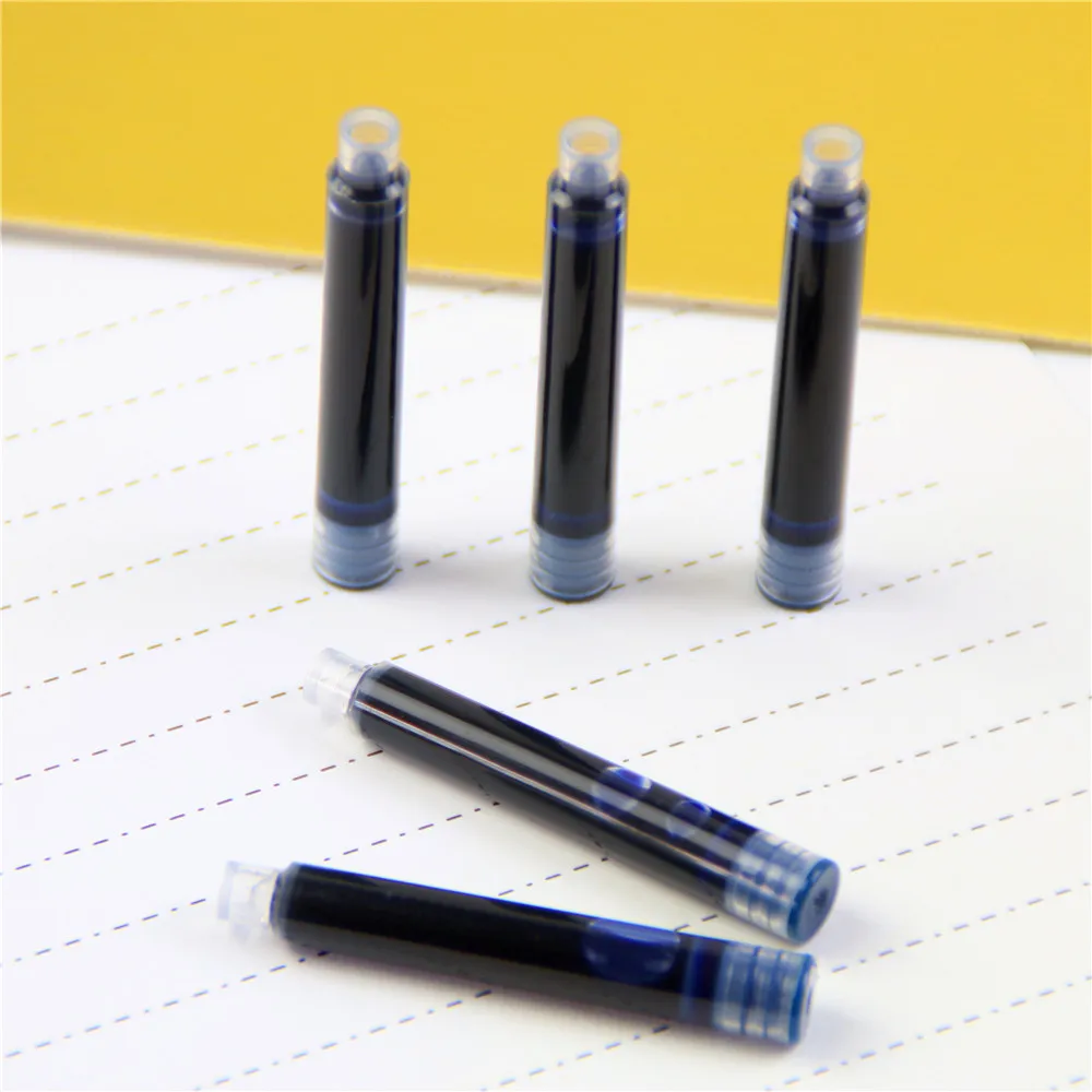 5 Pcs Fountain Pen Ink High Quality Office & School Supplies Cartridge Black