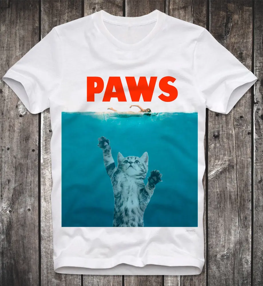 T SHIRT PAWS KATZE CAT CUTE SUB FUN FUNNY LUSTIG JAWS DER WEIBE HAI KULT VINTAGE Casual Short Slove
T SHIRT PAWS KATZE CAT CUTE SUB FUN FUNNY LUSTIG JAWS DER WEIBE HAI KULT VINTAGE Casual Short Slove