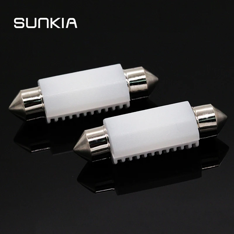 SUNKIA 2 шт./пара Автомобильный светодиодный фестон C5W C10W 31/36/39/42 мм DC12V белая карта лампа номерного знака купольный светильник для чтения интерь...
SUNKIA 2 шт./пара Автомобильный светодиодный фестон C5W C10W 31/36/39/42 мм DC12V белая карта лампа номерного знака купольный светильник для чтения интерь...