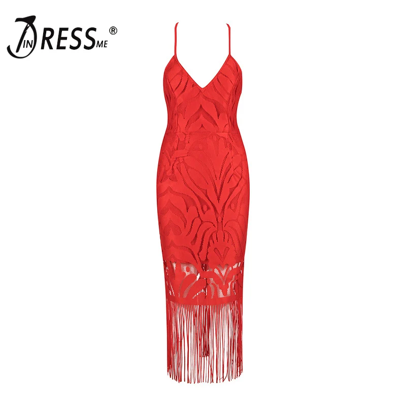 INDRESSME Party Women Bandage Dress Sexy Deep V Hollow Out Tassel Spaghetti Strap Midi Backless Women Dress Vestidos 2019 New
INDRESSME Party Women Bandage Dress Sexy Deep V Hollow Out Tassel Spaghetti Strap Midi Backless Women Dress Vestidos 2019 New