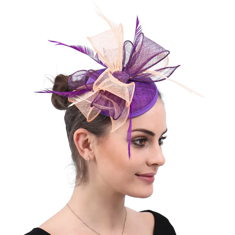bow knot Sinamay fascinators kentucky with feather cocktail hat red Cocktail wedding headwear hot pink and green high quality
bow knot Sinamay fascinators kentucky with feather cocktail hat red Cocktail wedding headwear hot pink and green high quality