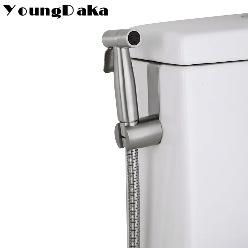 304 Stainless Steel Toilet Hand Held Bidet Bathroom Shattaf Shower Spray Set with Hose & Holder .Hanging On The Toilet Bidet
304 Stainless Steel Toilet Hand Held Bidet Bathroom Shattaf Shower Spray Set with Hose & Holder .Hanging On The Toilet Bidet