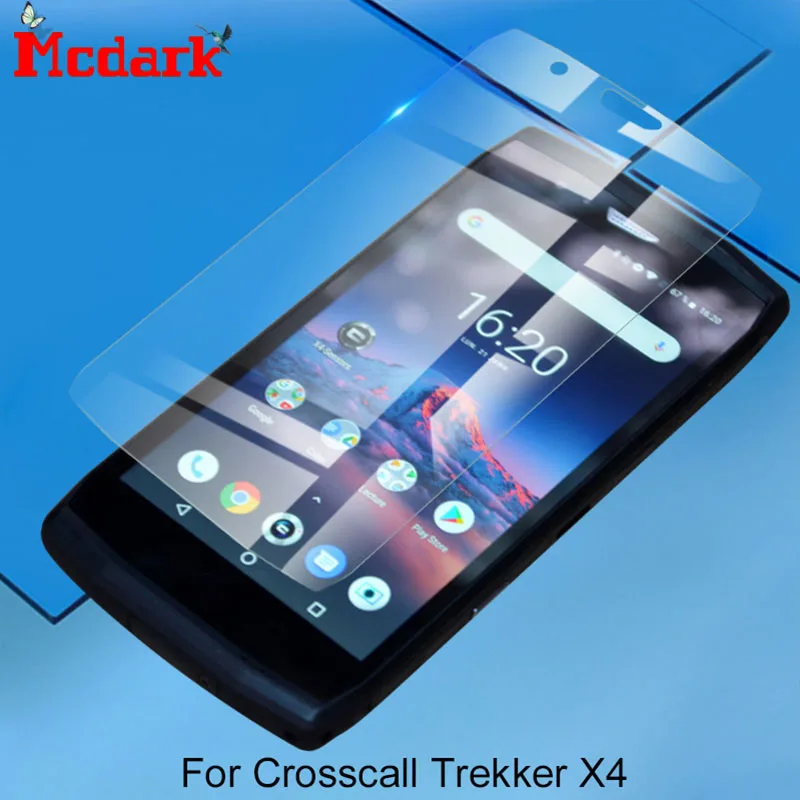 Mcdark 2.5D с уровнем твердости 9H закаленное Стекло 5 дюймов для Crosscall Trekker X4 Экран