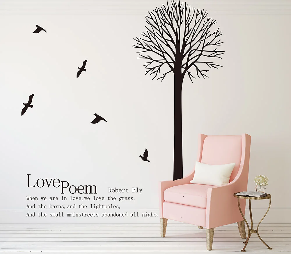 Large Tree Wall Sticker Nursery Kids Room Forest Pastoral Bird Branch Leaves Love Quote Wall Decal Bedroom Living Room Vinyl
Large Tree Wall Sticker Nursery Kids Room Forest Pastoral Bird Branch Leaves Love Quote Wall Decal Bedroom Living Room Vinyl