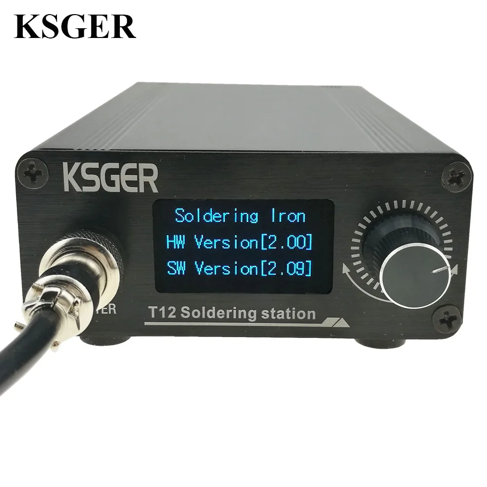 KSGER T12 Soldering Station Iron Tips STM32 V2.01 OLED DIY Kits FX9501 Handle Electric Tools Welding Tips Temperature Controller
KSGER T12 Soldering Station Iron Tips STM32 V2.01 OLED DIY Kits FX9501 Handle Electric Tools Welding Tips Temperature Controller