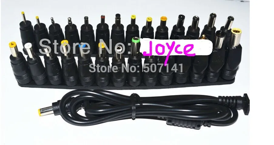 5 sets (28 in 1 Set) New Universal AC DC Jack, Charger, Connector, Plug for Laptop /Notebook AC DC Power Adapter with Cable
5 sets (28 in 1 Set) New Universal AC DC Jack, Charger, Connector, Plug for Laptop /Notebook AC DC Power Adapter with Cable
