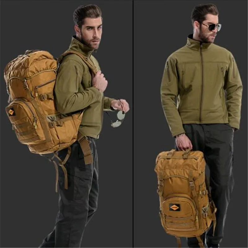 Male bag that men's 50 l military high quality Waterproof nylon mountaineering bag 2016 fashion leisure tourism Backpack
Male bag that men's 50 l military high quality Waterproof nylon mountaineering bag 2016 fashion leisure tourism Backpack