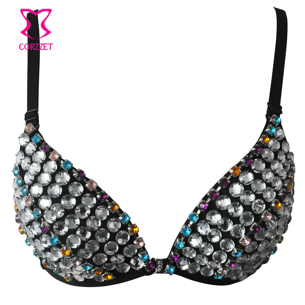 High Quality Sexy White Beading Push Up Lingerie Bikini Punk Bra Costume Women Club Party Underwear Disco Dance Bras
High Quality Sexy White Beading Push Up Lingerie Bikini Punk Bra Costume Women Club Party Underwear Disco Dance Bras