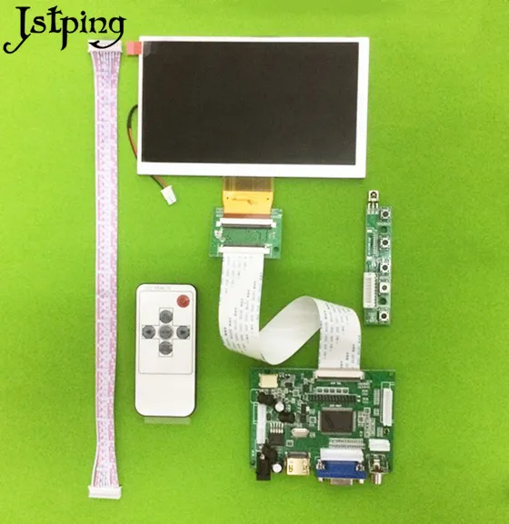 Jstping 6 дюймовый 800*480 HD ЖК экран монитор TM060RDH01 плата драйвера управления HDMI + VGA 2AV