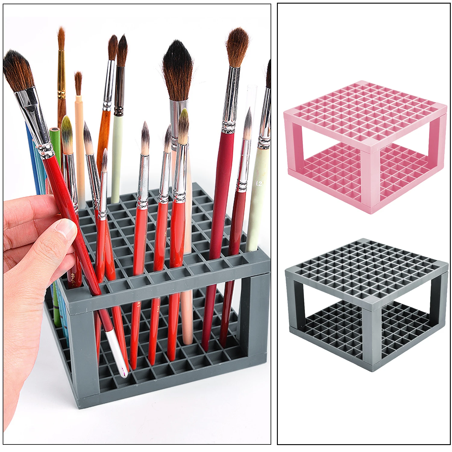 96 Holes Pencil Holder Organizer Brush Multifunction Standing Organizer Markers Artist Detachable Painting Pencil Brushes Holder
96 Holes Pencil Holder Organizer Brush Multifunction Standing Organizer Markers Artist Detachable Painting Pencil Brushes Holder
