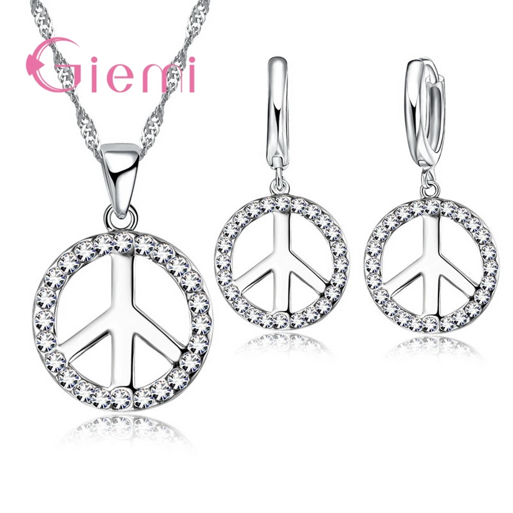 Elegant Round Women Wedding Jewelry Sets Pretty Shiny CZ 925 Sterling Silver Accessories Pendant Necklace Hoop Earrings
Elegant Round Women Wedding Jewelry Sets Pretty Shiny CZ 925 Sterling Silver Accessories Pendant Necklace Hoop Earrings