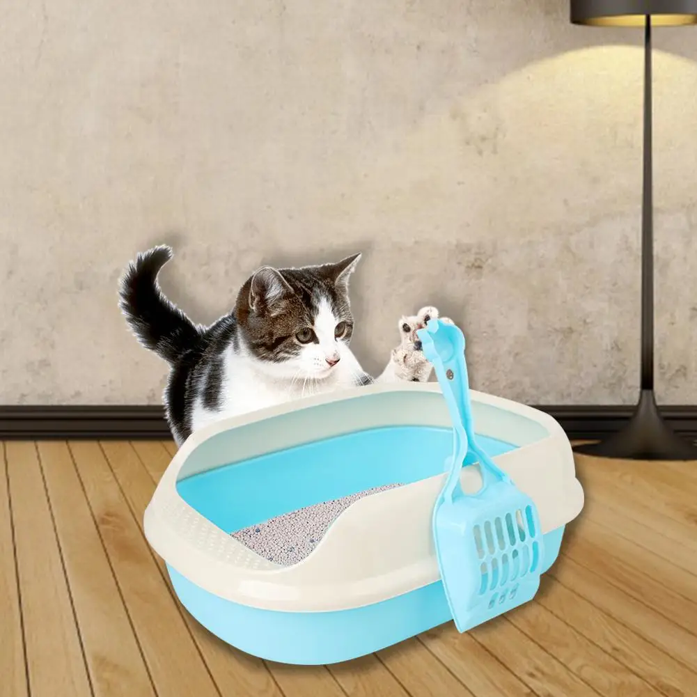 Новое поступление пластиковый кошачий Туалет Тренажер трещины снизу полиэстер